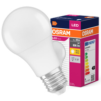 LED žárovka A60 E27 8W = 60W 806lm 2700K teplá bílá 150° VALUE CLASSIC Osram