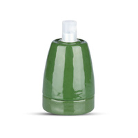Závěsné svítidlo E27 Porcelánové zelené stínítko VT-799 V-TAC