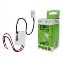 PIR senzor pohybu a soumraku se sondou bílý IP65 6m 360° CP Ecolight