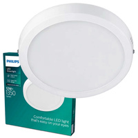 Plafond LED panelové stropní svítidlo MAGNEOS 12W 4000K 21cm bílé stropní svítidlo kulaté PHILIPS