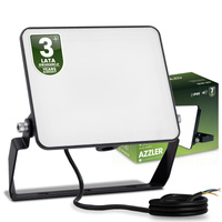 LED Reflektor AZZLER 20W 2400lm 4000K IP65 Venkovní Halogen Černý LUMILED