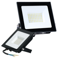 Venkovní LED reflektor Zahrada 50W 4270lm 4000K Neutrální 120° IP65 IK05 Černá MH Kobi