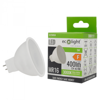 LED reflektorová žárovka MR16 GU5.3 5W 400lm 3000K Warm 12V Ecolight