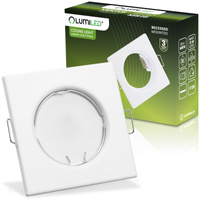 Halogenová Podhledové svítidlo GU10, MR16 Stálá Čtvercová Bílý Plech PAVO LUMILED