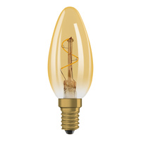 LED žárovka B35 Vintage E14 1,8W 30lm 2200K teplá bílá 320° Amber Filament Vintage 1906 Osram