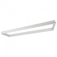 Rámeček pro LED panely 120x30 PVC 65mm Ecolight White pro povrchovou montáž