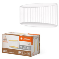 Dekorativní nástěnné svítidlo Nástěnná povrchová montáž E27 Bílá Dekor Ledvance