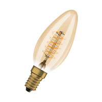 LED žárovka B35 Vintage E14 3,4W = 25W 250lm 2200K teplá bílá 320° Amber Dimmable Filament Vintage 1906 Osram