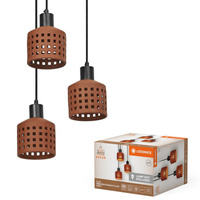 Dekorativní stropní svítidlo E27 Brown Clay Decor Ledvance