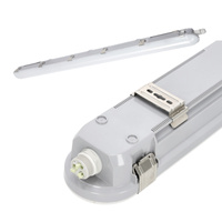 Lineární hermetické LED svítidlo 52W 9000lm 4000K Neutral IP66 IK08 Grey Nexforce Kobi