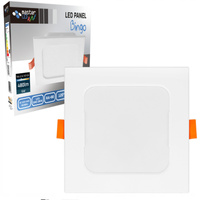 LED panelové stropní svítidlo 6W 480lm 4000K neutrální zapuštěné čtvercové bílé Proma Masterled