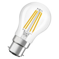 LED žárovka P45 B22d 3,4W = 40W 470lm 4000K neutrální bílá 300° Filament STAR CLASSIC Osram