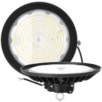 Průmyslové svítidlo LED High Bay 200W 28000lm CCT Black IP66 IK10 Rio Pro Kobi