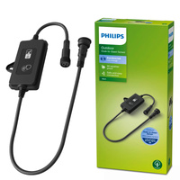 Senzor soumraku DUSK-TO-DAWN Senzor GardenLink 12V IP44 s černým ovládáním PHILIPS