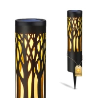 LED solární zahradní lampa poháněná venkovní okrasnou azurovou lampou 3000K