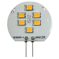 LED žárovka G4 1,5W 120lm 3000K Warm 12V Flat Sanico Goldlux