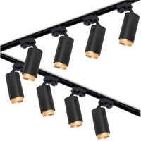 Sada 4m kolejnic + 8x stropní svítidlo GU10 s reflektorem LUMILED Track Lighting