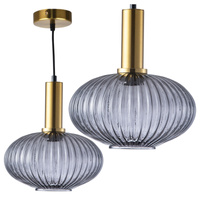 NORFOLK E27 závěsné stropní svítidlo kouřové GOLDLUX (Polux)