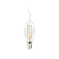 LED žárovka E14 Edison C35 3,4W = 40W 470lm 4000K Neutral Clear XLED Filament Kanlux
