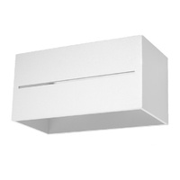 LED LOBO MAXI 2xG9 Nástěnné svítidlo Top Down Rectangular White SOLLUX