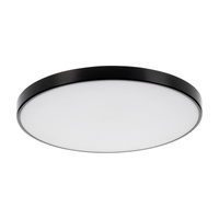 Plafond LED stropní panel Povrchová svítidla 20W 2060lm CCT RGB Round Black Dimmable S Kanlux