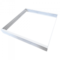 Rámeček pro povrchovou montáž pro LED panely 60x60 Hliník Vysoký 70 mm Bílý Ecolight