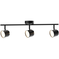 Stropní a nástěnné svítidlo s LED páskem 12.6W KUBIK 3 Black 3000K GOLDLUX (Polux)