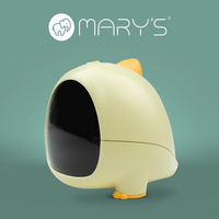 Dětský elektronický budík žlutý USB dobíjecí 1200mAh DINO MARY'S