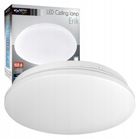 LED koupelnové stropní svítidlo ERIK 12W 4000K IP44 Mikrovlnný pohybový senzor