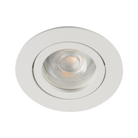 Kruhové stropní bodové svítidlo nastavitelné GU5.3 GU10 kulaté bílé Dalla Kanlux