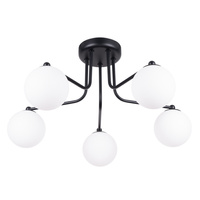 Stropní závěsné svítidlo 5x G9 černá bílá Astral French Sky SL.1663 Sollux
