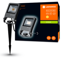 LED reflektor 10W 800lm 3000K teplý IP65 šedý LEDVANCE GARDEN Flood Endura Drivable