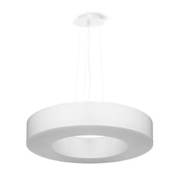 SATURNO SLIM LED závěsné svítidlo 5xE27 Lustr 50cm bílý SOLLUX