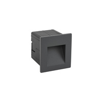 Venkovní zahradní svítidlo fasádní STEP LED 6907 IP44 3W 3000K zapuštěný grafit Nowodvorski