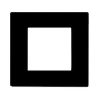 Jediný černý SKLENĚNÝ rámeček pro zásuvku