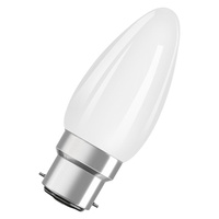LED žárovka B35 B22d 4,8W = 40W 470lm 2700K Teplá bílá FILAMENTNÍ STMÍVATELNÁ LEDVANCE