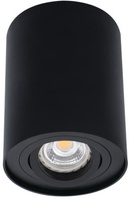 Stropní svítidlo Reflector LED Spot Tuba Halogen GU10 Adjustable Round Black Bord Kanlux