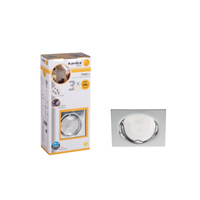 Sada 3x LED bodových svítidel pro zápustnou montáž nastavitelných GU10 Chrome Tribis Kanlux