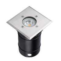 GU10 KANLU IP67 IK08 Square Flush Mounted Silver Podsklepní svítidlo BERG KANLUX