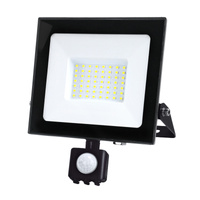 LED reflektor Halogen 50W 4270lm 6500K IP65 Black Motion Sensor MH Kobi