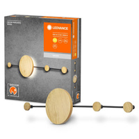 Nástěnné svítidlo s LED věšákem na oblečení 6W 80lm 3000K Warm Black Decor Ledvance