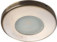 LED GU5.3 Round Gold IP44 Marin Kanlux halogenové bodové svítidlo pro zapuštěnou montáž