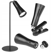 MAGNETO LED 5W 400lm 4000K dobíjecí odnímatelné černé stolní noční světlo MasterLED