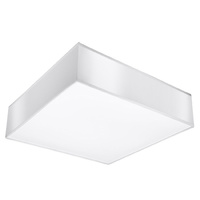 Svítidlo pro povrchovou montáž HORUS 2xE27 Plafond Square 35cm Modern White SOLLUX