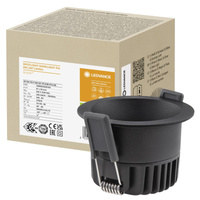 LED panelové bodové svítidlo 8W 640lm 3000K Warm Dimmable Mesh Spot Black Darklight Ledvance