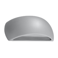 LED nástěnné svítidlo PONTIUS G9 Nástěnné svítidlo Semi-circular Ceramic Grey SOLLUX