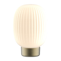 Stolní lampa LED 1,8W 150lm 2700K teplá bílá zlatá stmívatelná Latte Sanico Goldlux