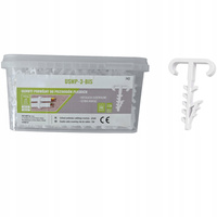 Dvojháček montážní držák USMP-3-BIS YDYp pro ploché kabely 500 ks ECOLIGHT