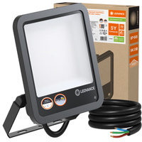 LED reflektor 100W 15000lm 4000K IP66 černý se soumrakovým senzorem LEDVANCE Floodlight