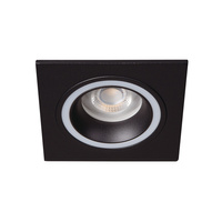 Halogenové bodové svítidlo LED GU5.3 GU10 Square Black Feline Kanlux Flush Mount